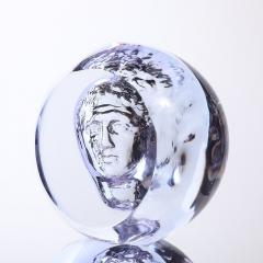 Pino Signoretto Mid Century Hand Blown Murano Glass Portrait Sculpture Signed Pino Signoretto - 4377003