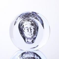 Pino Signoretto Mid Century Hand Blown Murano Glass Portrait Sculpture Signed Pino Signoretto - 4377010