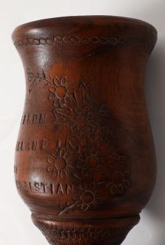 Pitcairn Island Wooden Vase - 3729810