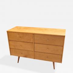 Planner Group Six Drawer Maple Dresser by Paul Mccobb - 597536