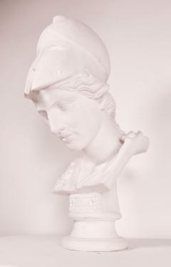Plaster Bust of Athena by Caproni U S A circa 1960 - 4813329