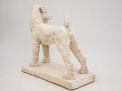 Plaster Model of A Terrier Dog 20th century - 3258096