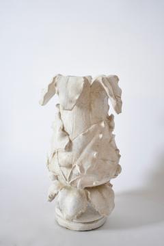 Plaster vase with floral pattern 1920s - 4464407