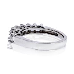 Platinum 1 75cttw Square Emerald Cut Diamond Wedding Band - 4232115