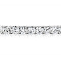 Platinum 26 55cttw Old Mine Cut GIA Diamond Tennis Bracelet - 4511148
