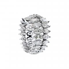 Platinum 8 00cttw Marquise Eternity Band - 3993467