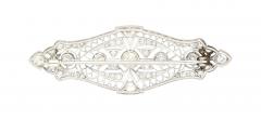 Platinum And 14K Gold 2 75 Carat Old European Cut Edwardian Brooch - 3500001