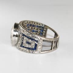 Platinum Art Deco Old Euro Cut Diamond Ring 2 75ct - 4525953