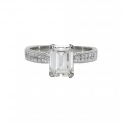Platinum Ladies Diamond Engagement Ring 1 74ct - 4527326