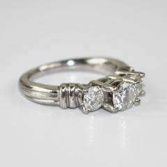 Platinum Three Diamond Engagement Ring 1 50ct - 4525862
