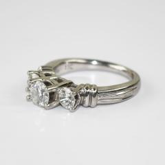 Platinum Three Diamond Engagement Ring 1 50ct - 4525866