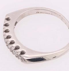Platinum and Diamond Band or Bridal Wedding Ring - 2930967