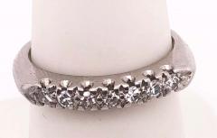 Platinum and Diamond Band or Bridal Wedding Ring - 2930970