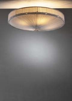 Pleated fabric flush mount - 4411017