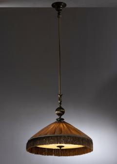 Pleated fabric pendant - 4701441