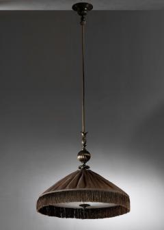 Pleated fabric pendant - 4701442