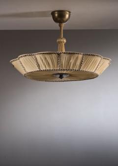 Pleated fabric pendant lamp - 3618101