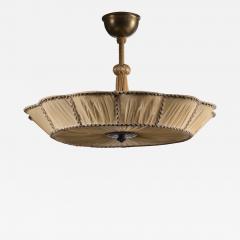 Pleated fabric pendant lamp - 3619982