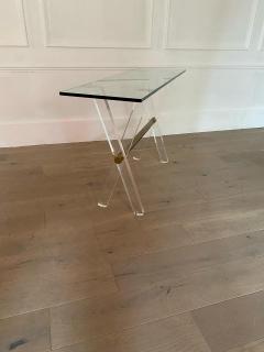 Plexi console table 1970s France - 3540363