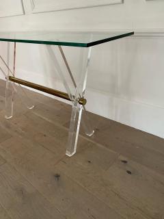 Plexi console table 1970s France - 3540364