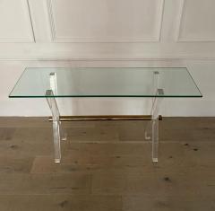 Plexi console table 1970s France - 3540366