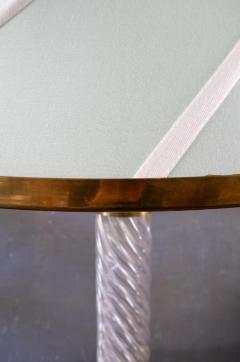 Plexiglass and Brass Table Lamp 1980s - 4706906