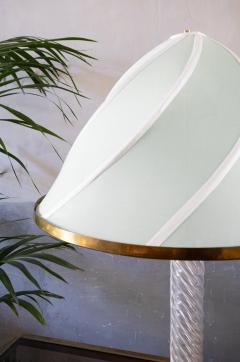 Plexiglass and Brass Table Lamp 1980s - 4706907