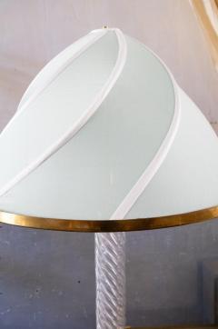 Plexiglass and Brass Table Lamp 1980s - 4706908