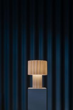 Pliss White Edition Pleated Textile Table Lamp by Folkform for rsj  - 2397648