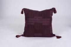 Plum Color Cushions with Tassels - 1790100