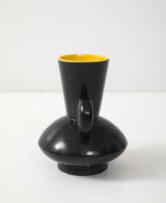 Poet Laval Matte Black Glazed Ceramic Vase - 4292404