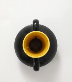 Poet Laval Matte Black Glazed Ceramic Vase - 4292410