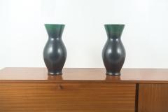 Pol Chambost Pair of 1950s vases attributed to Pol Chambost - 1504617