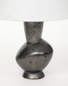 Pol Chambost Pol Chambost Ceramic Black Glaze Zoomorphic Lamp Signed Made In France S706 - 4620760