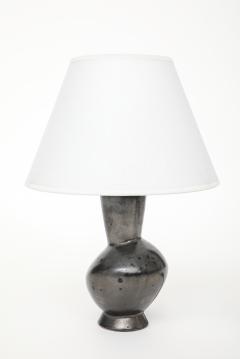 Pol Chambost Pol Chambost Ceramic Black Glaze Zoomorphic Lamp Signed Made In France S706 - 4620761