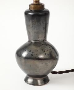 Pol Chambost Pol Chambost Ceramic Black Glaze Zoomorphic Lamp Signed Made In France S706 - 4620765