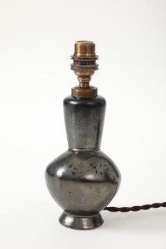 Pol Chambost Pol Chambost Ceramic Black Glaze Zoomorphic Lamp Signed Made In France S706 - 4620766