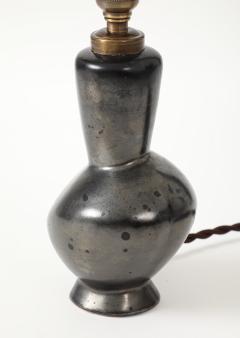 Pol Chambost Pol Chambost Ceramic Black Glaze Zoomorphic Lamp Signed Made In France S706 - 4620768