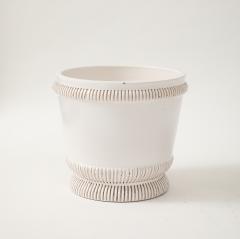 Pol Chambost Pol Chambost White Planter on a Foot France c 1930s signed no  - 4145132