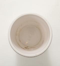 Pol Chambost Pol Chambost White Planter on a Foot France c 1930s signed no  - 4145138