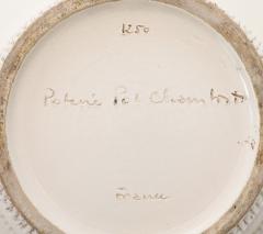 Pol Chambost Pol Chambost White Planter on a Foot France c 1930s signed no  - 4145143