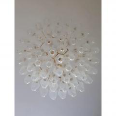 Poliedro Murano Glass in Opalino Color - 4602866