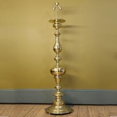 Polished Brass Georgian Style Floor Lamp - 2255146
