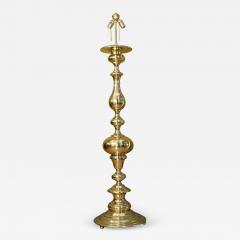 Polished Brass Georgian Style Floor Lamp - 2255817