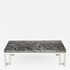 Polished Chrome Greek Key Coffee Table  - 958953