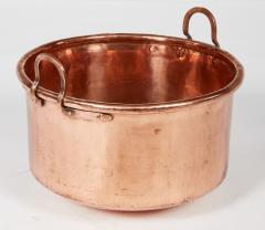 Polished Copper Cauldron with Double Handles - 4460846