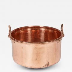 Polished Copper Cauldron with Double Handles - 4461036