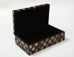 Polished Horn Tiled Rectangular Box - 2159251