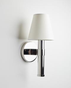 Polished Nickel Sconce by Robert Stilin - 4332715