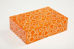 Polished Orange Resin Box - 1173214